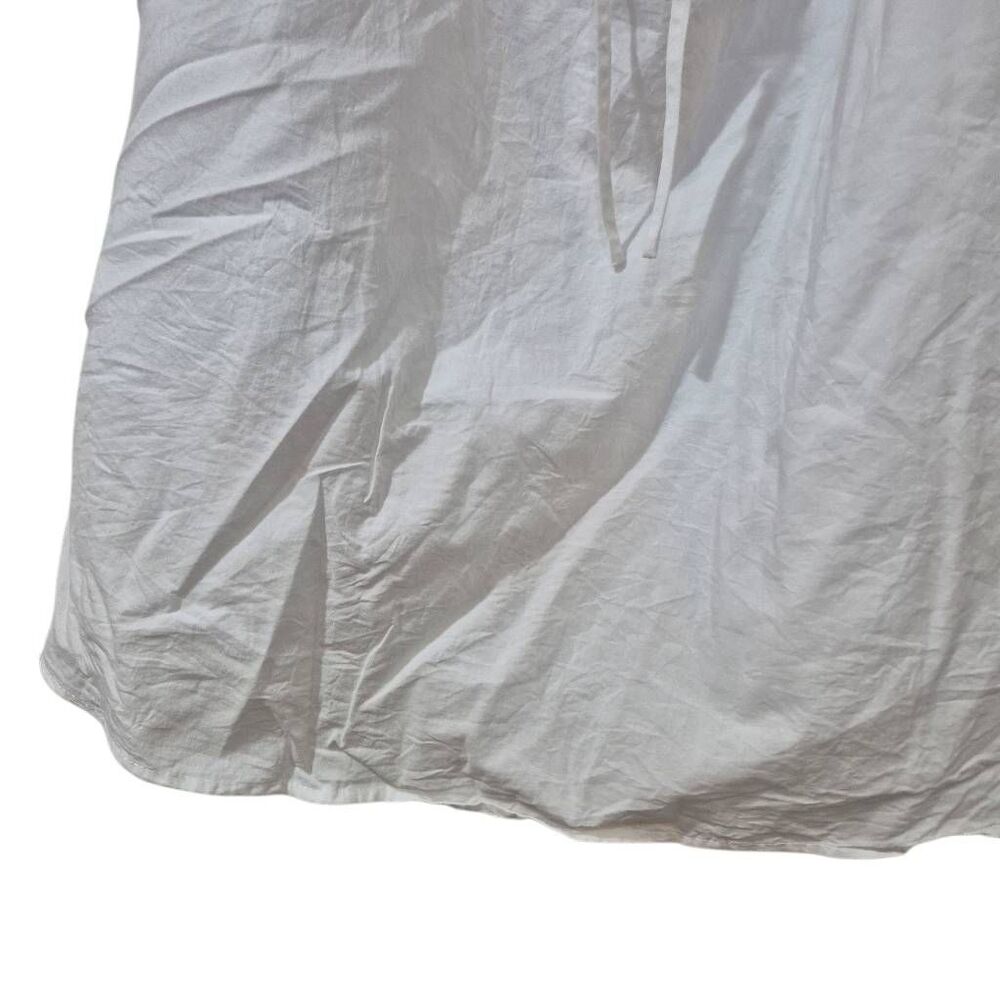 Princess Polly White Swing Mini Dress Ruffle Babydoll Cotton Lined Sz 2 EUC - Picture 7 of 10